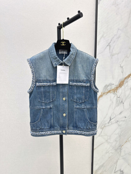 Chan 25ss denim vest