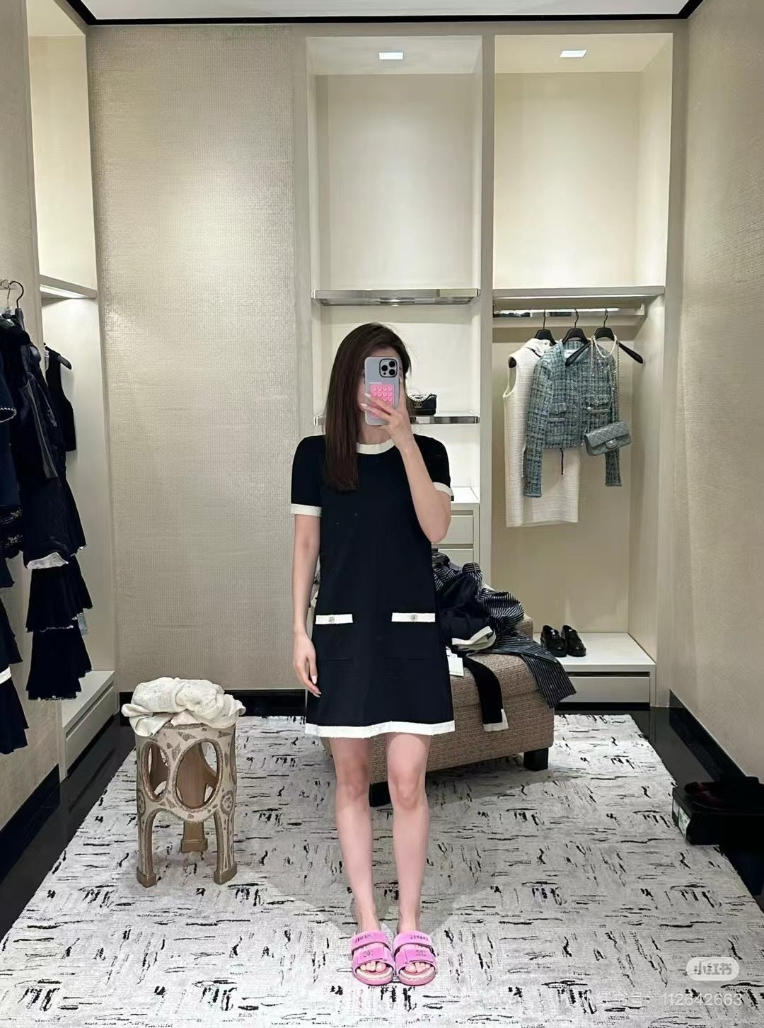 Chan 25ss knit dress