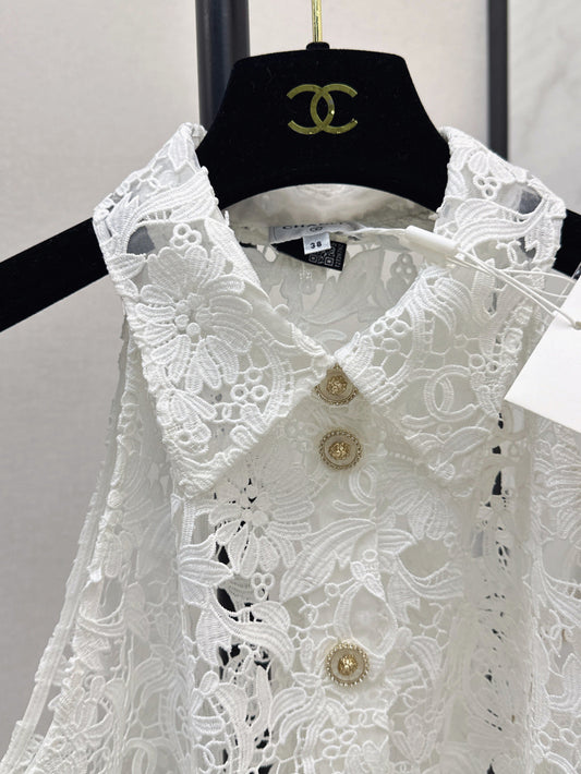 Chan 25ss embroidered shirt