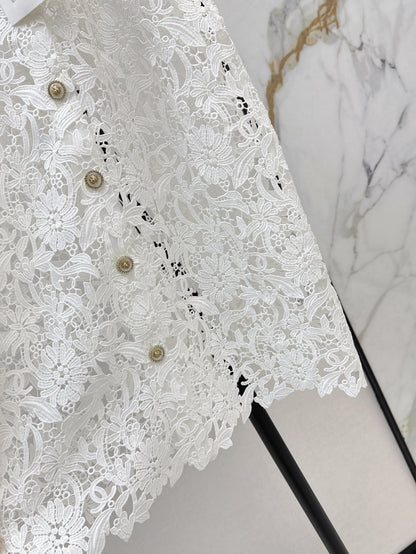 Chan 25ss embroidered shirt