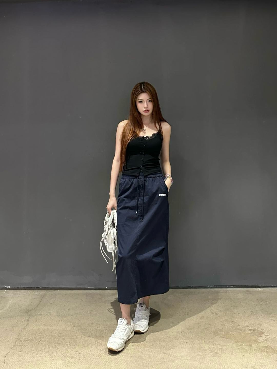 Chan 25ss cargo skirt