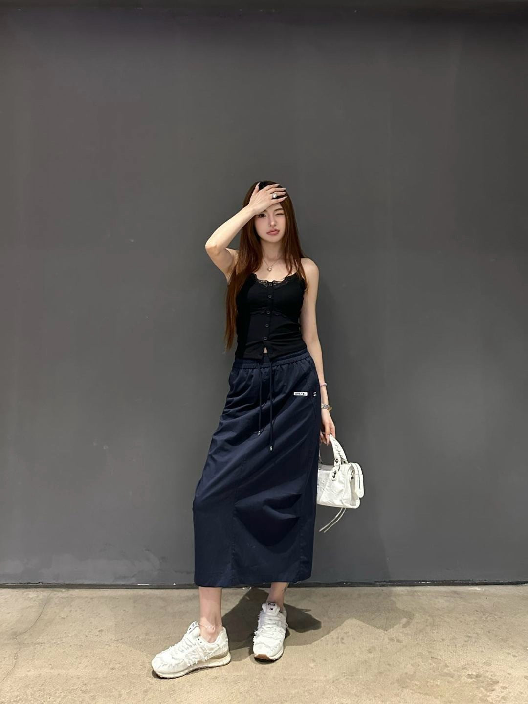 Chan 25ss cargo skirt