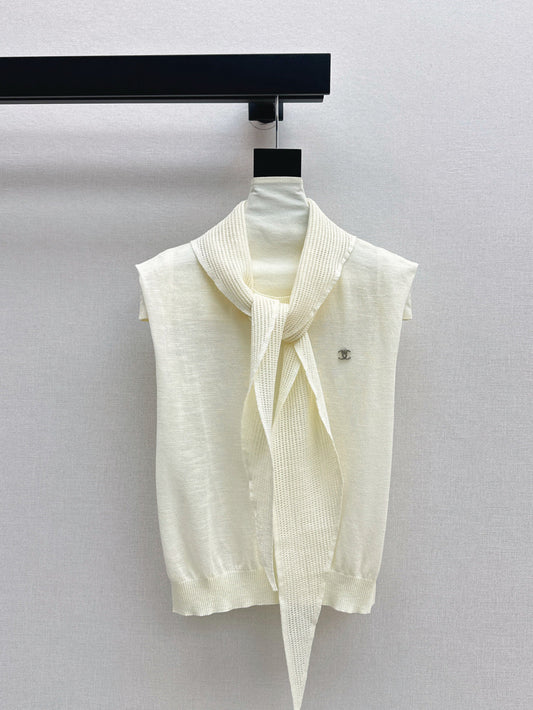 Chan 25ss knit vest