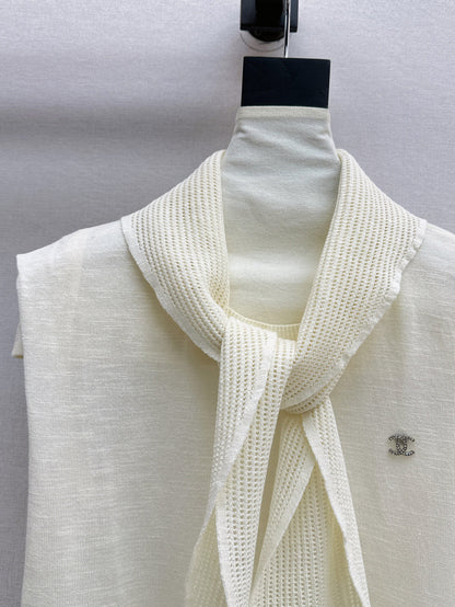 Chan 25ss knit vest