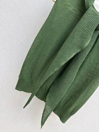 Chan 25ss knit vest