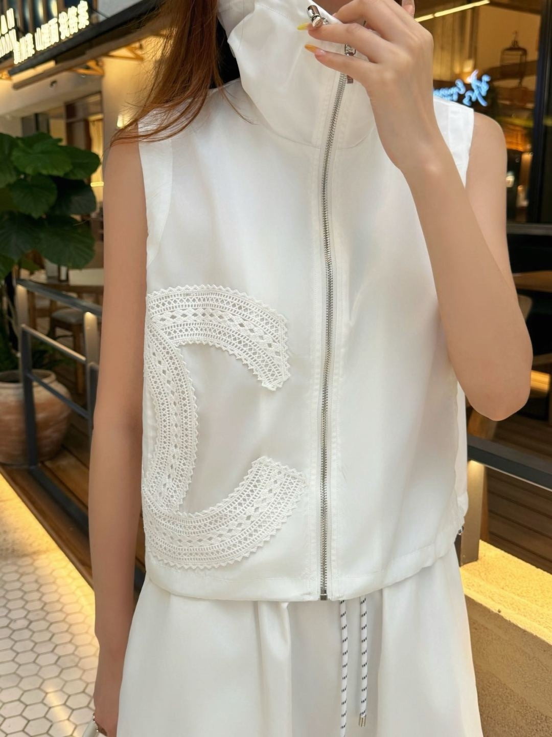 Chan 25ss embroidered suit