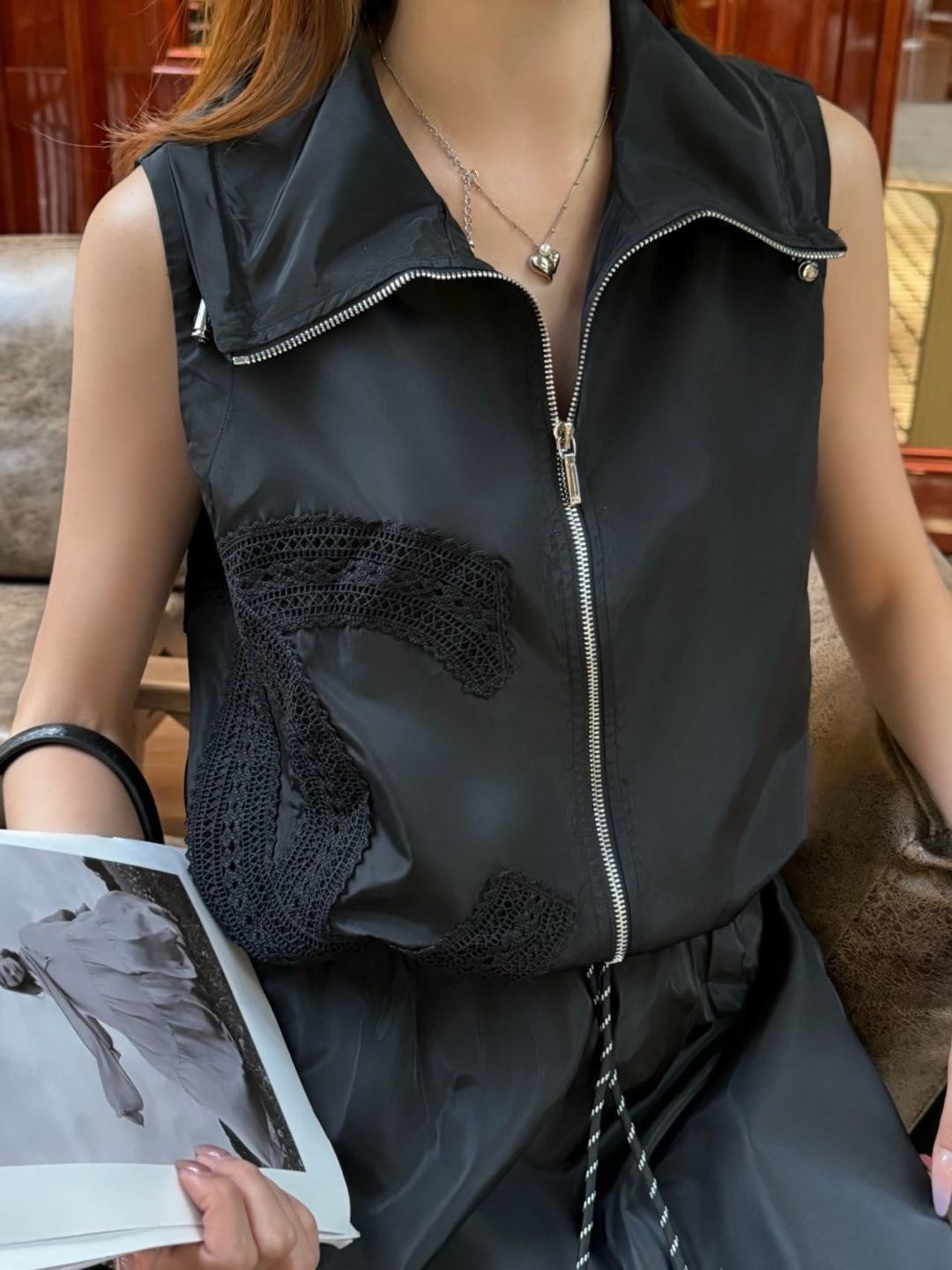 Chan 25ss embroidered suit
