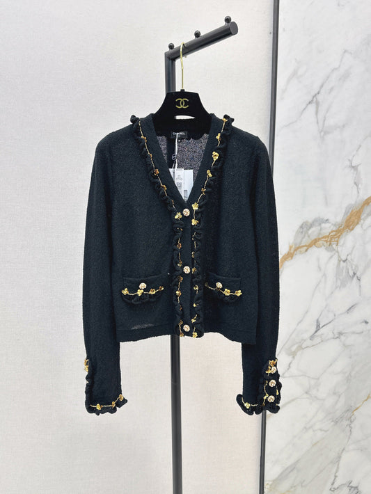 chan 25ss beaded cardigan