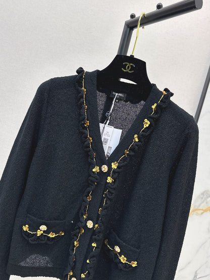 chan 25ss beaded cardigan