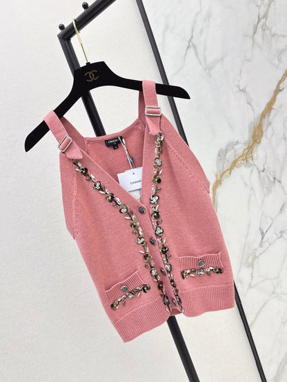 Chan 25ss knit vest