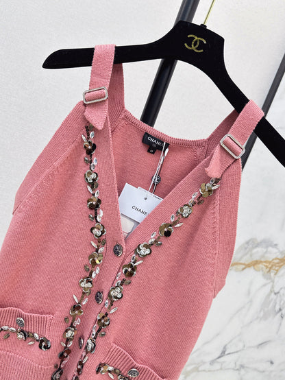 Chan 25ss knit vest