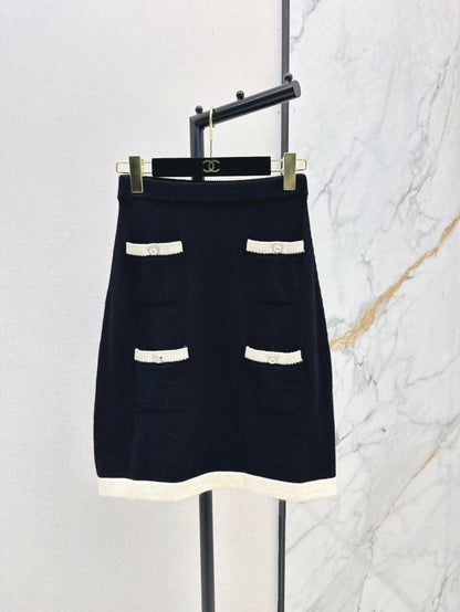 chan 25ss knit skirt