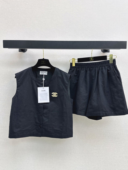 Chan 25ss vest short set
