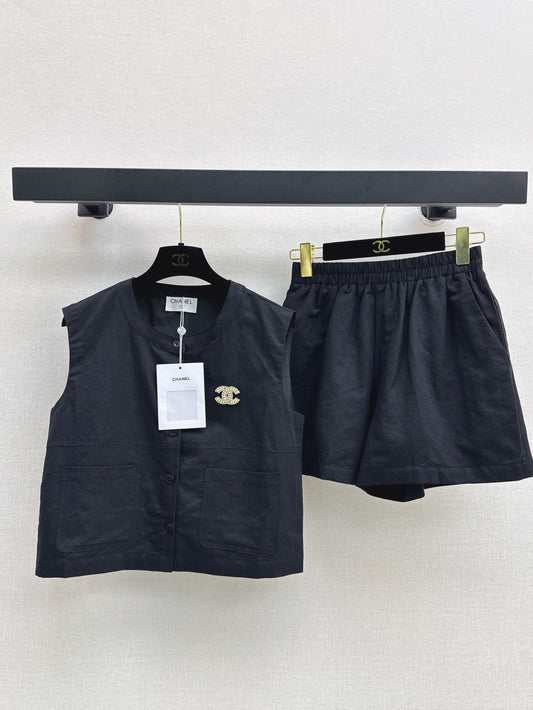 Chan 25ss vest short set