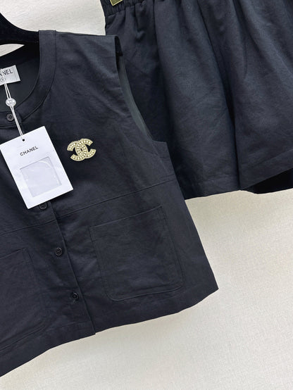 Chan 25ss vest short set