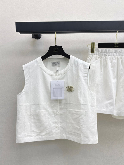 Chan 25ss vest short set