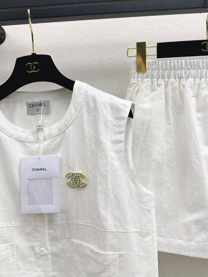 Chan 25ss vest short set