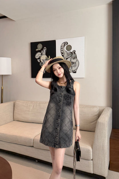Chan 25ss denim dress