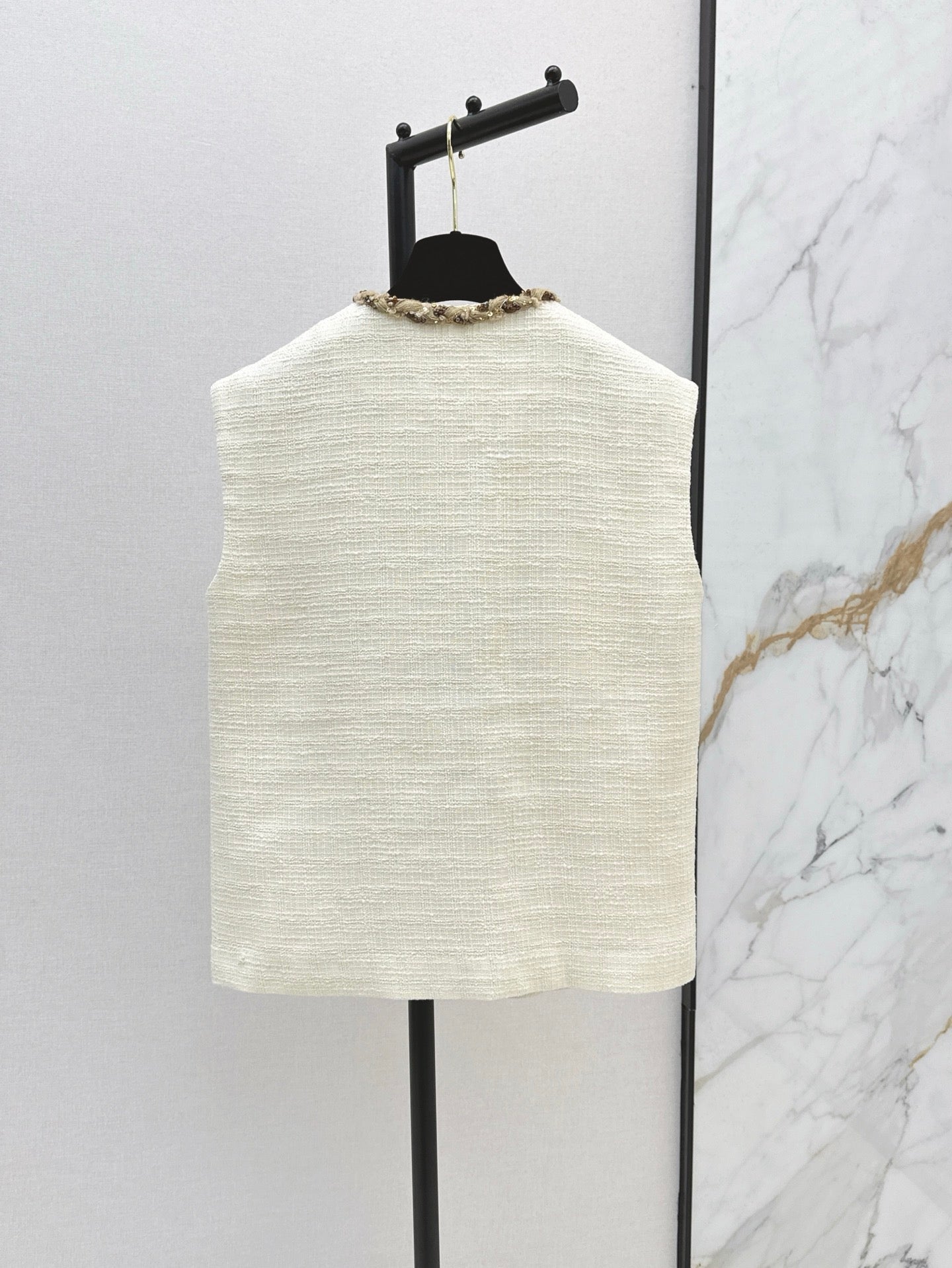 Chan 25ss woven vest