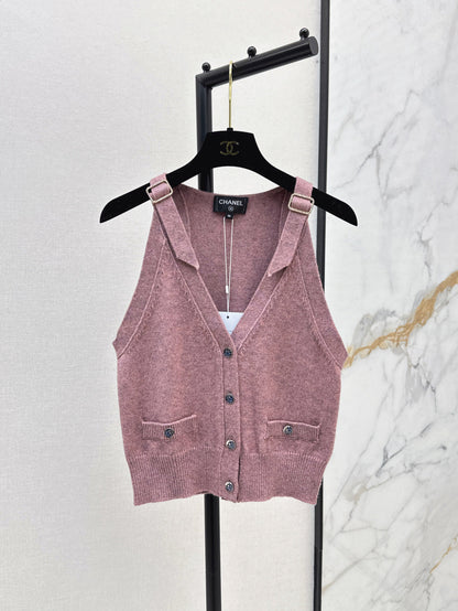 Chan 25ss knit vest