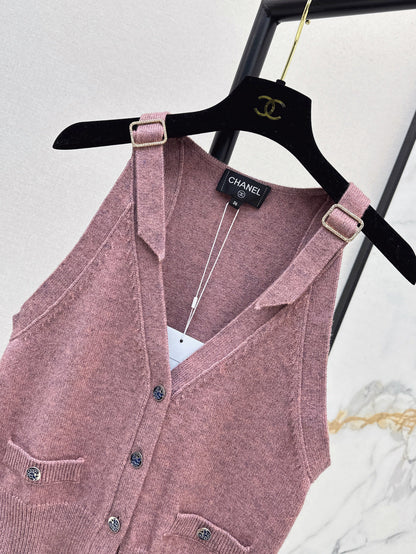 Chan 25ss knit vest