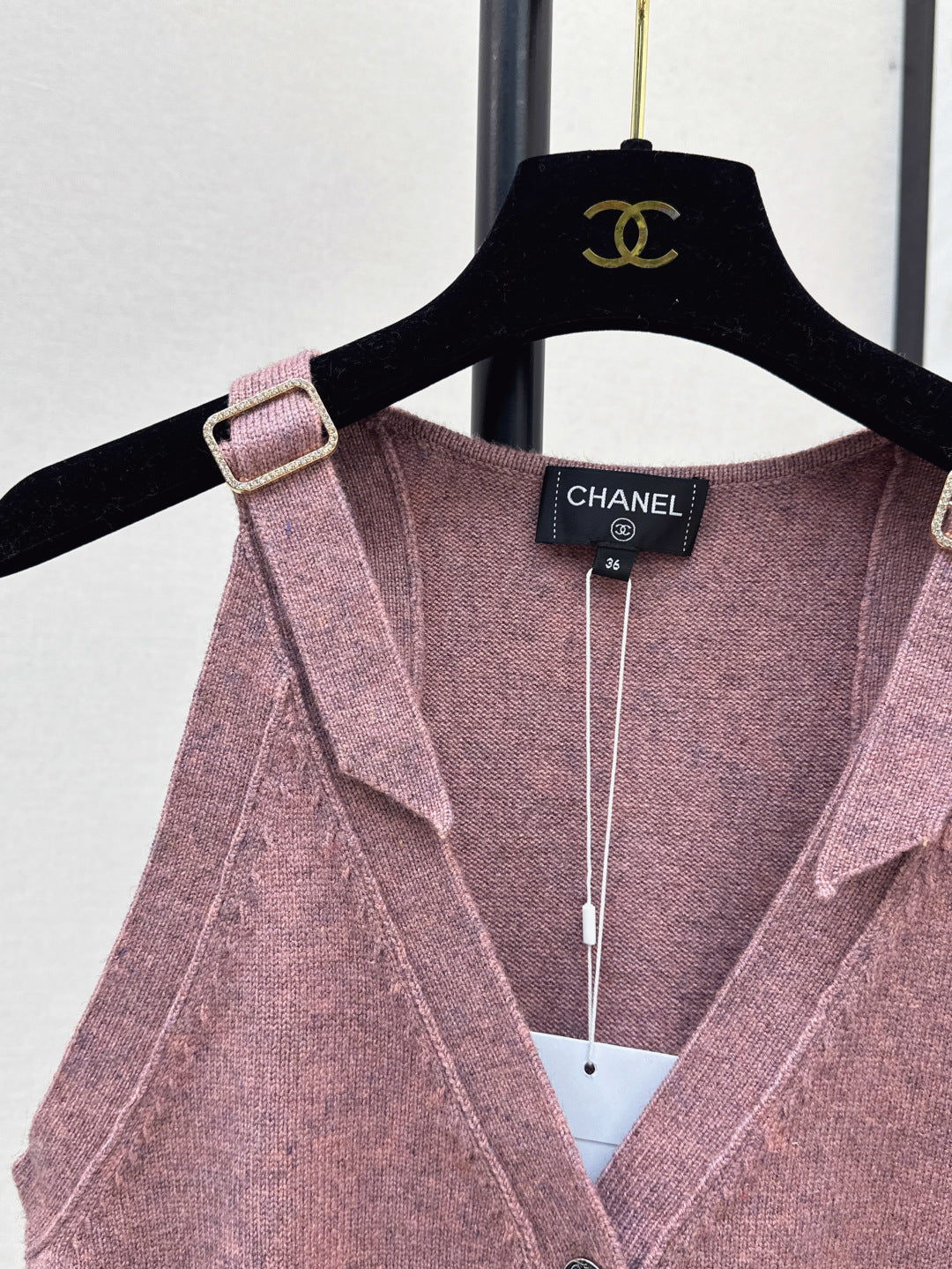 Chan 25ss knit vest