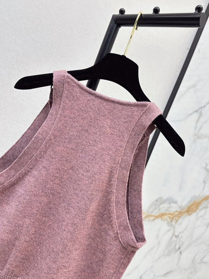 Chan 25ss knit vest