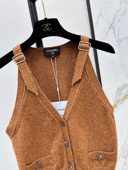 Chan 25ss knit vest