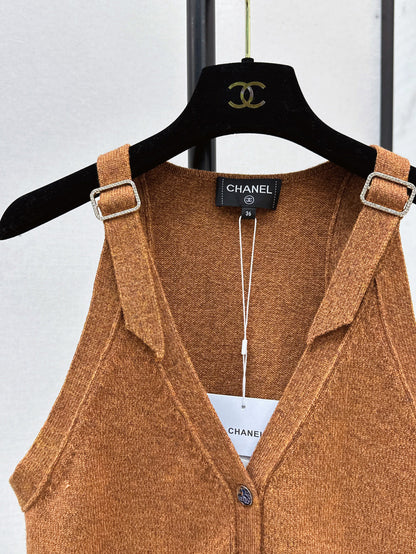 Chan 25ss knit vest