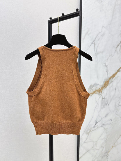 Chan 25ss knit vest