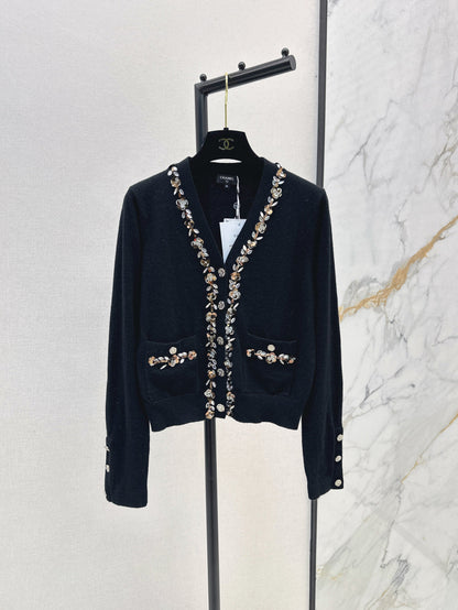 Chan 25ss beaded cardigan
