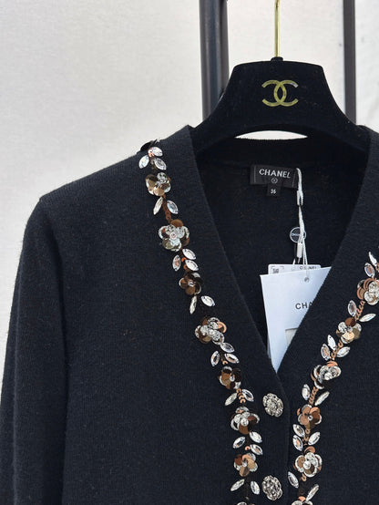 Chan 25ss beaded cardigan