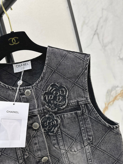 Chan 25ss denim vest