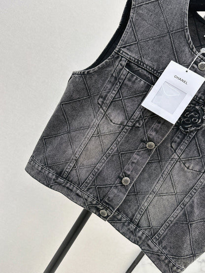 Chan 25ss denim vest