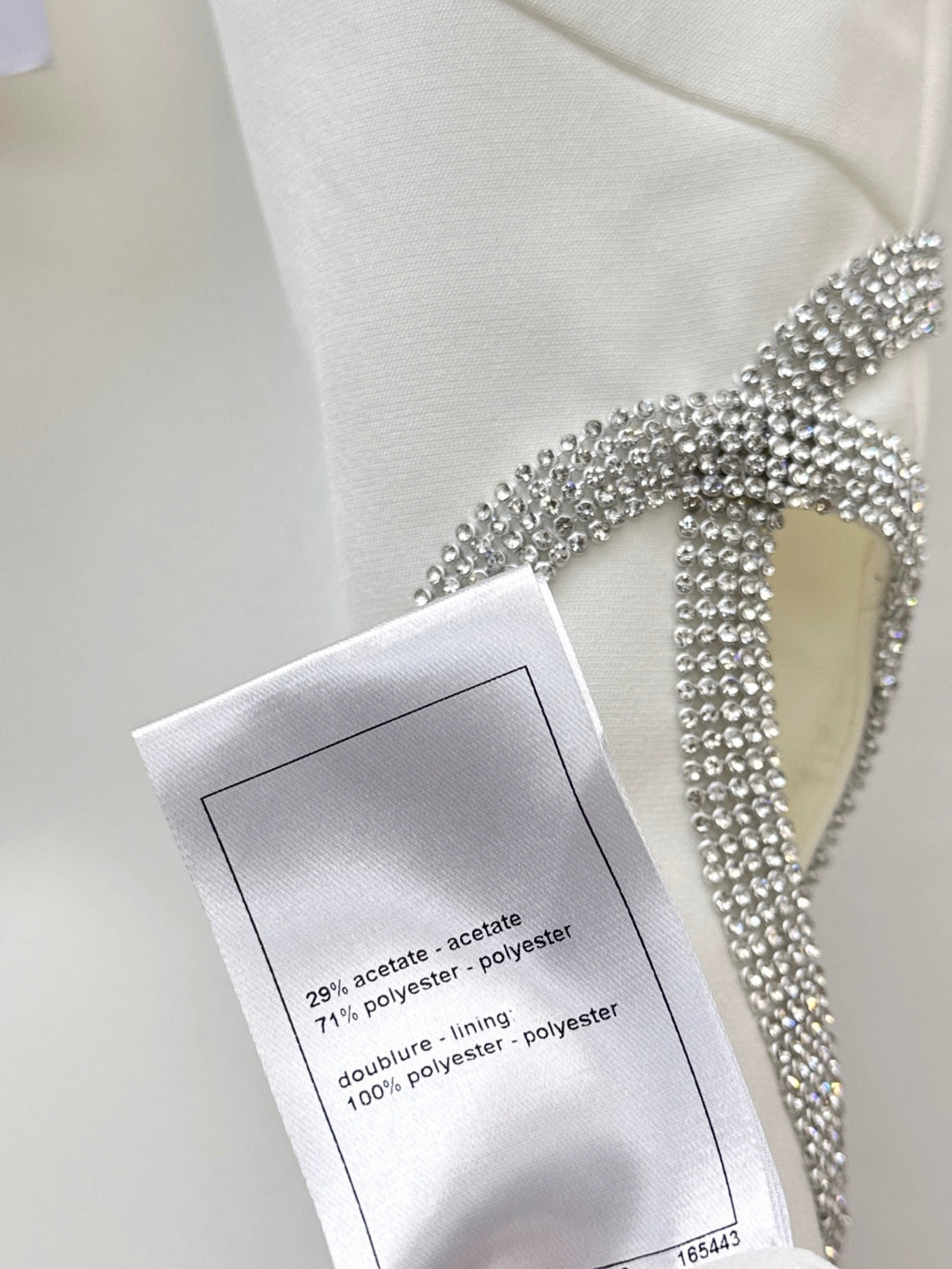 Chan 25ss rhinestone dress
