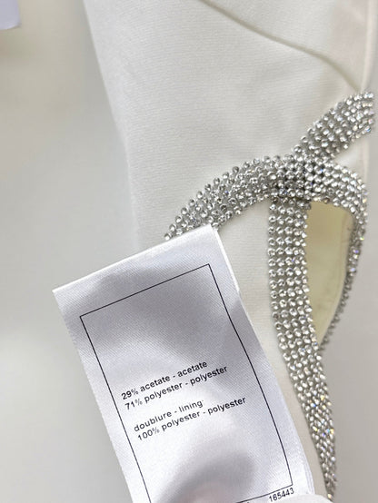 Chan 25ss rhinestone dress
