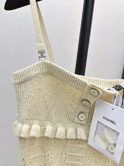 Chan 25ss knit camisole