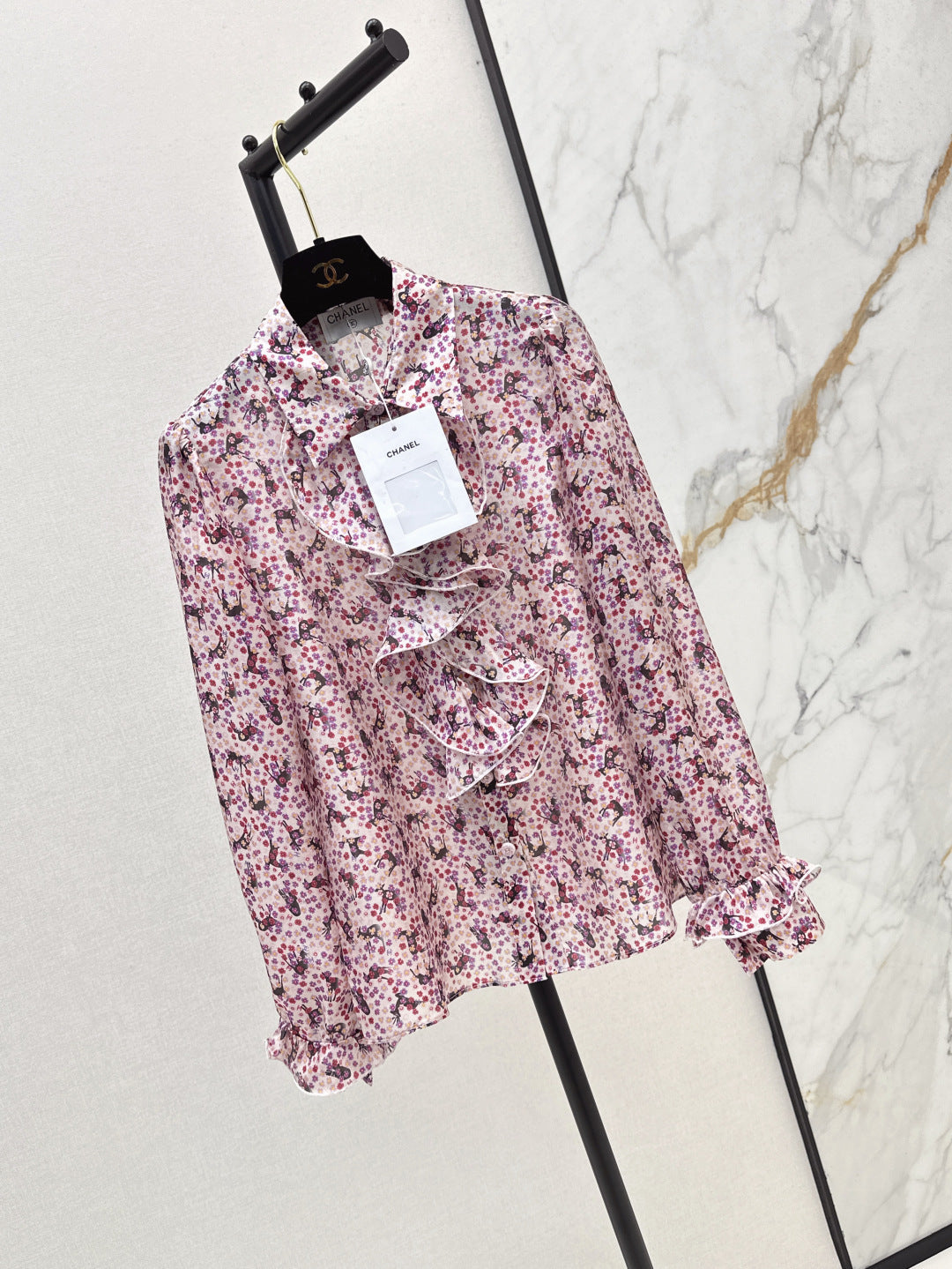 Chan 25fw silk shirt