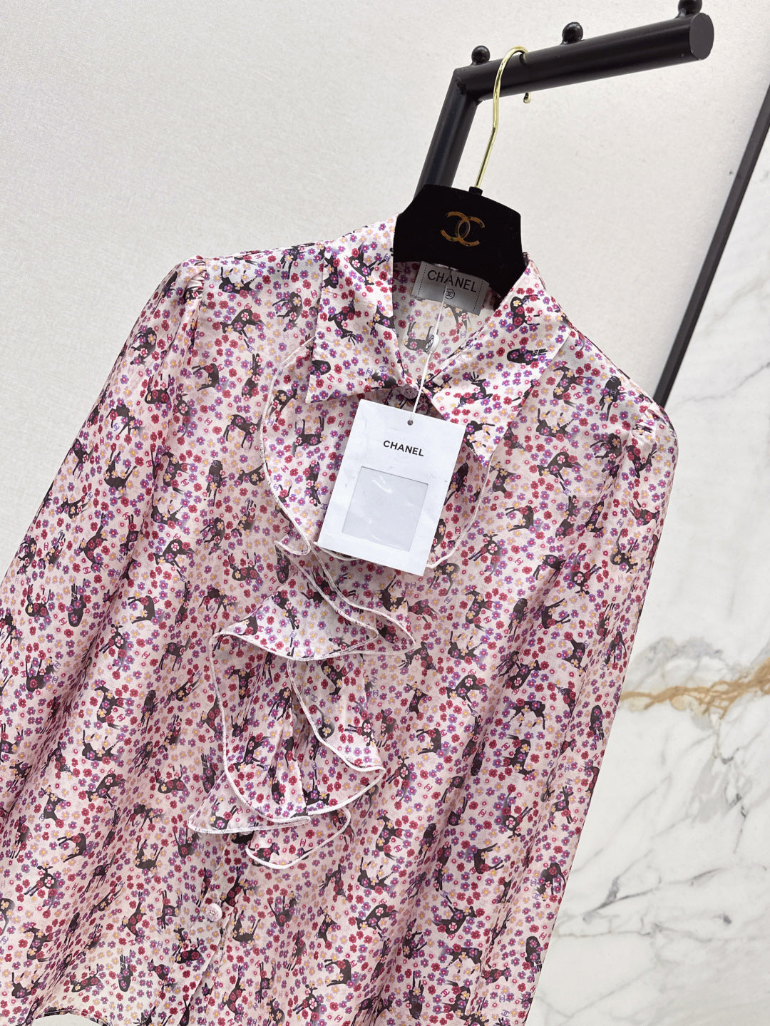 Chan 25fw silk shirt