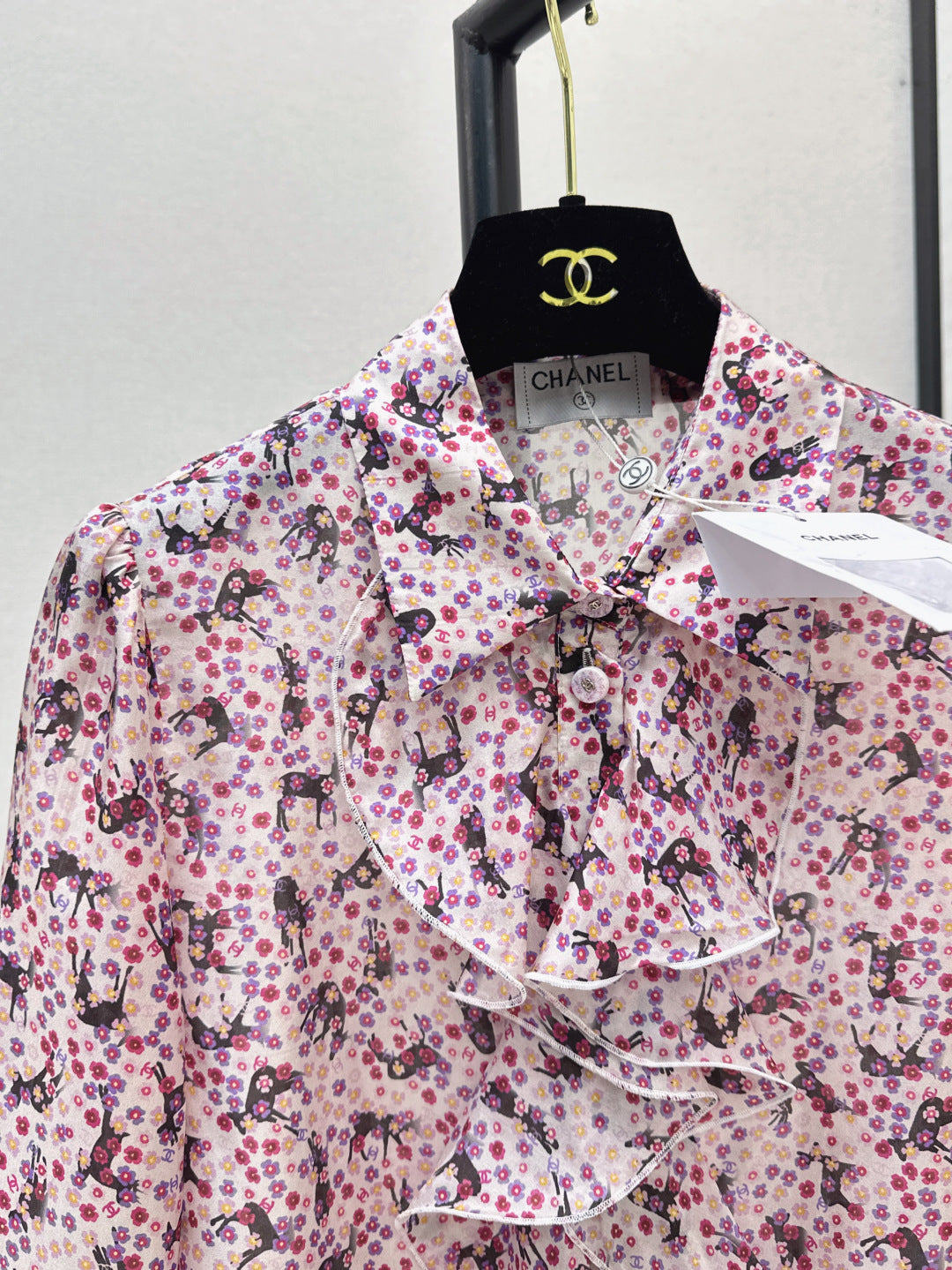 Chan 25fw silk shirt