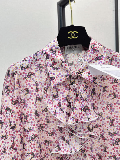 Chan 25fw silk shirt