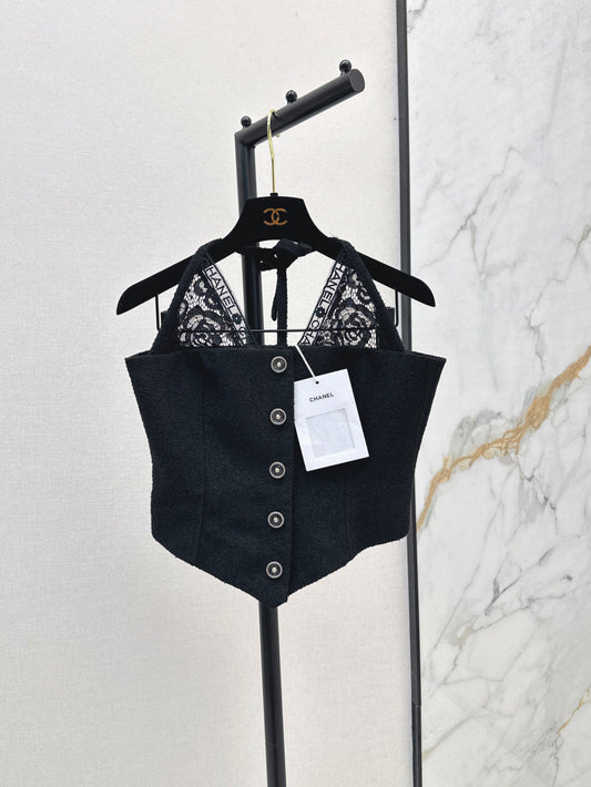 Chan 25ss lace tube top