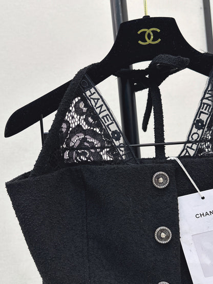 Chan 25ss lace tube top