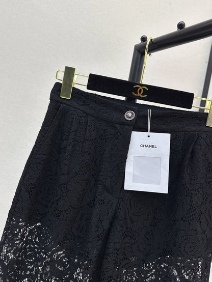 Chan 25ss lace pants
