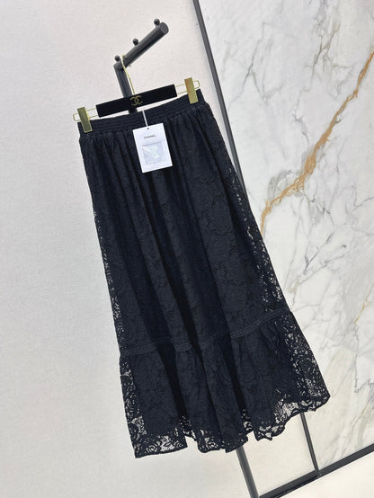 Chan 25ss lace skirt