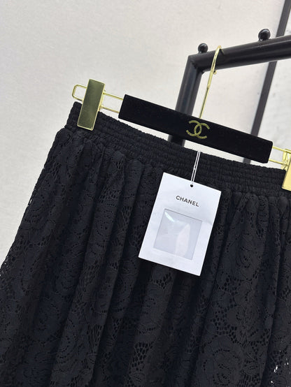 Chan 25ss lace skirt