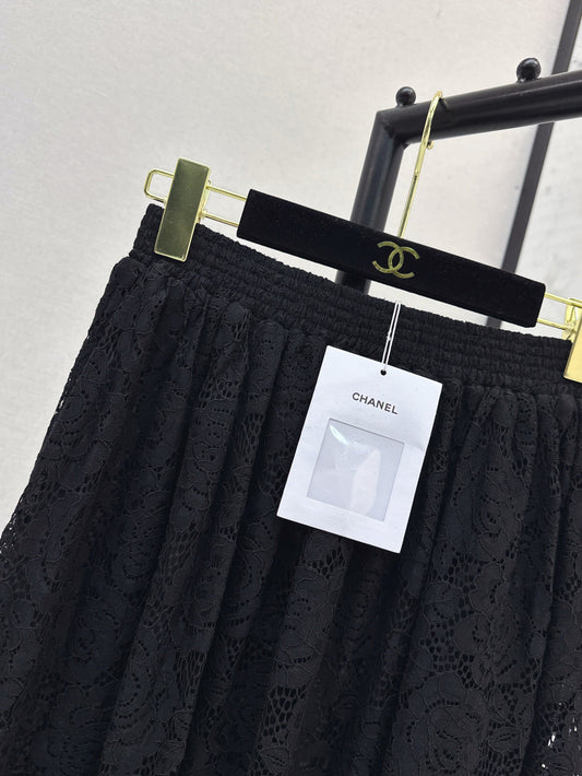 Chan 25ss lace skirt