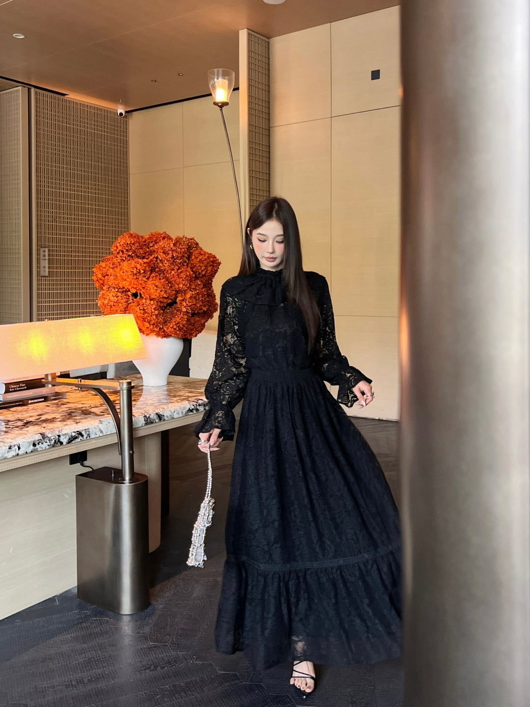 Chan 25ss lace shirt