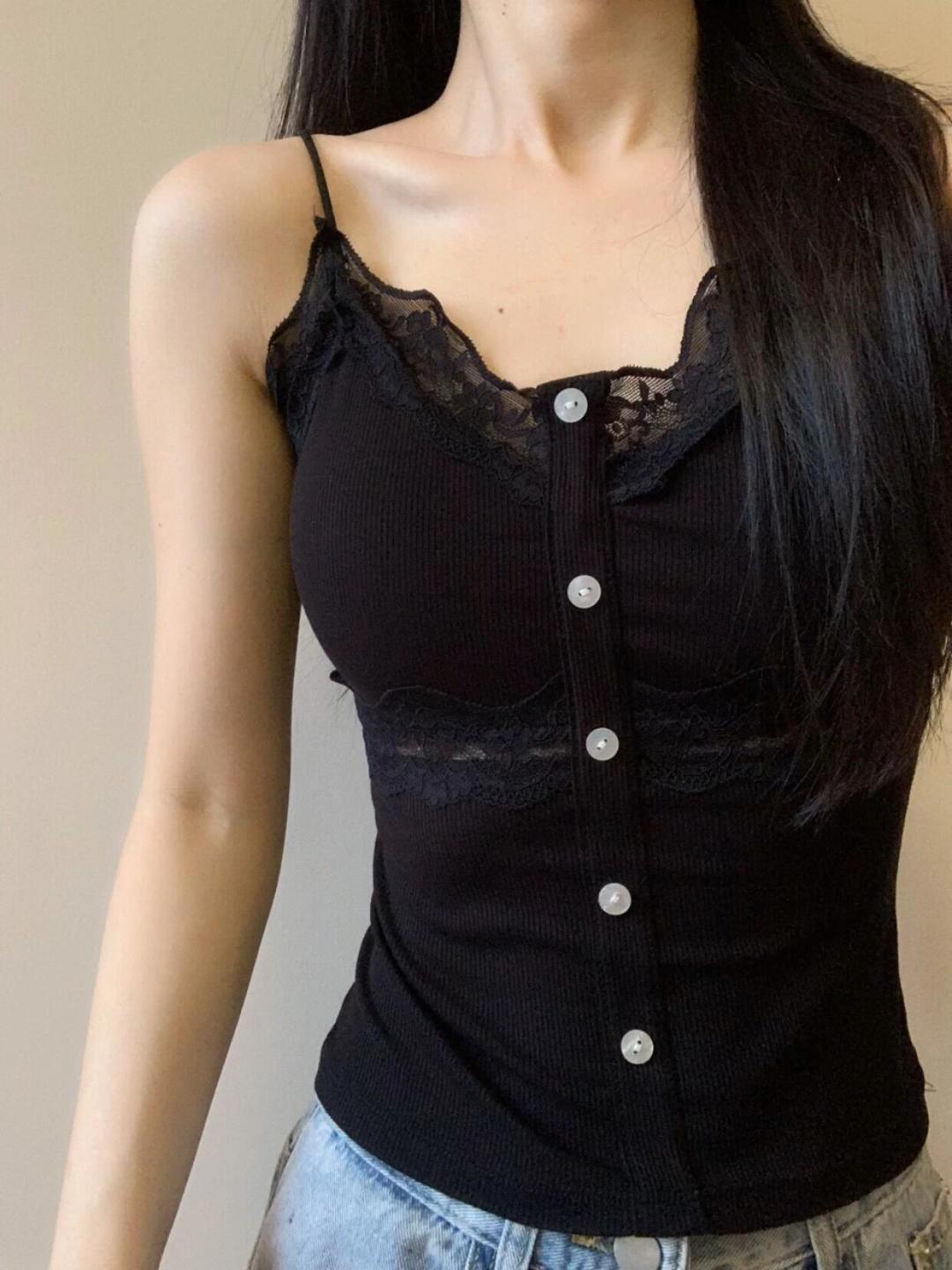 Chan 25ss lace camisole