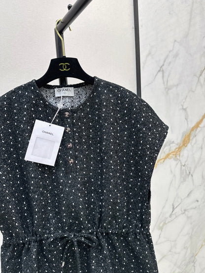 Chan 25fw jacquard dress
